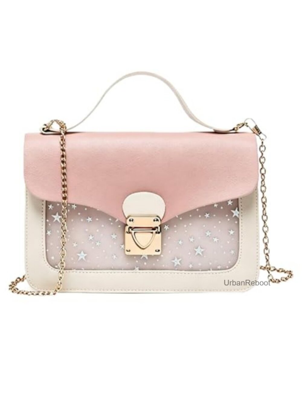 Small Crossbody Purse PU Leather Mini Chain Shoulder Handbag with Detachable